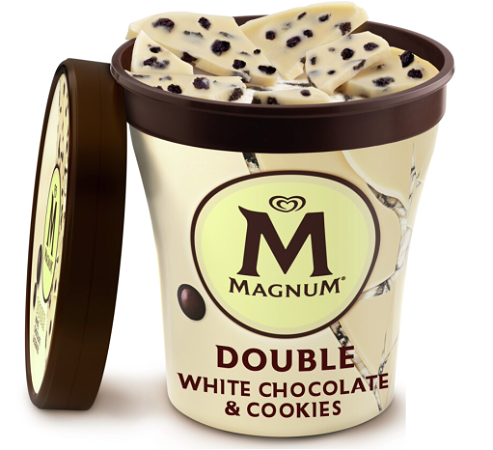 Magnum white & cookies