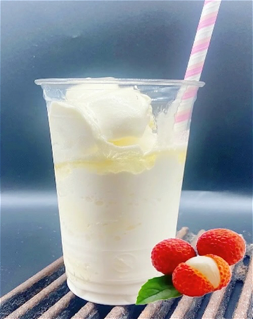 Milkshake Lychee middel