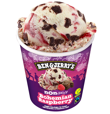 Ben & Jerry's Non dairy bohemian raspberry