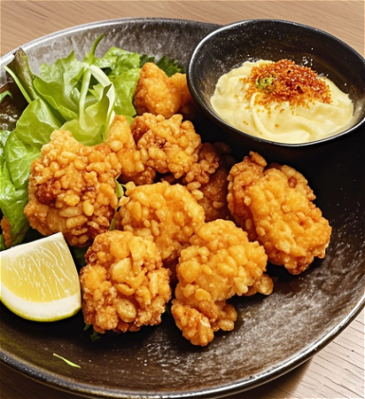 Karaage met japanse mayo (NEW)