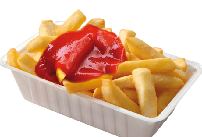 Patat ketchup