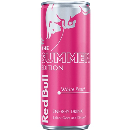 Red bull white peach