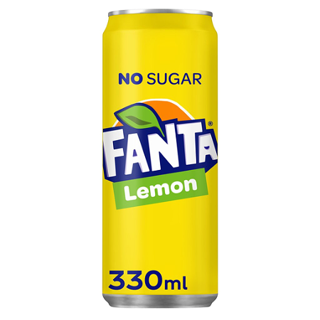 Blikje fanta lemon