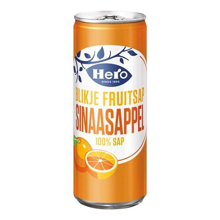 Blikje sinaasppelsap