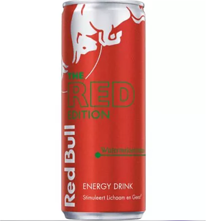 Red bull watermeloen