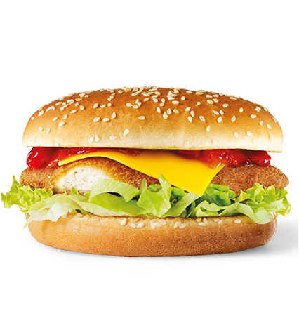 Vegetarische chicken burger