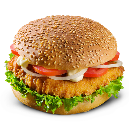 XL Royal chicken burger menu