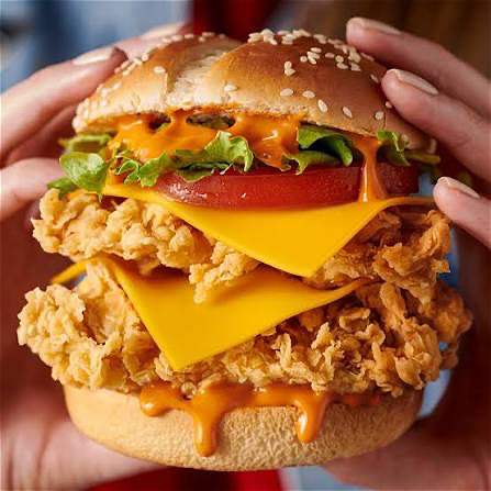 Double XL spicy sandwich