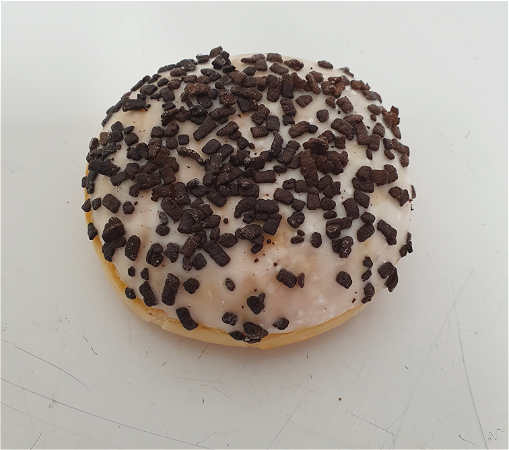 Vanilla Dark chocolate Donut