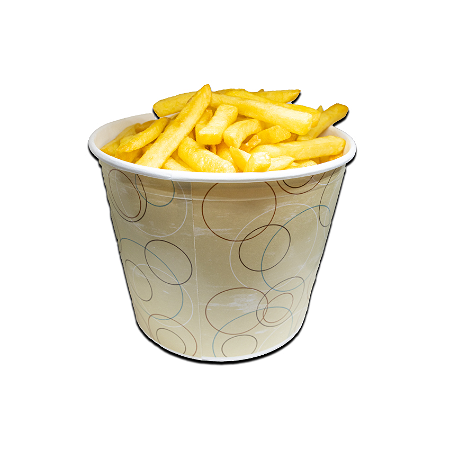 Kleine bucket patat