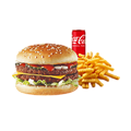 Elif’s dubbel cheeseburger menu
