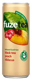 Fuze tea black tea peach