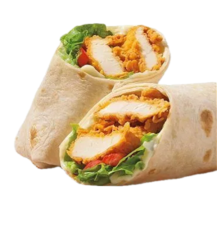 Bacon cheese chickenwrap