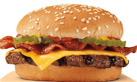 Bacon cheeseburger burger