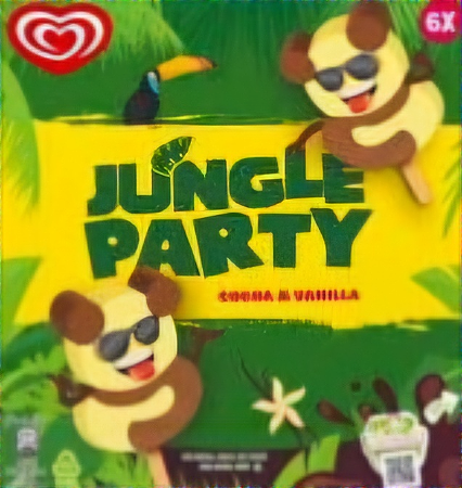 Jungle party panda