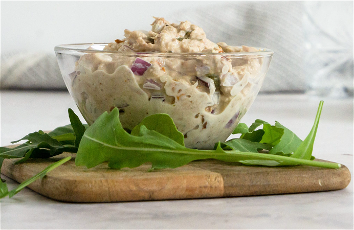 Stokbroodje tonijnsalade huisgemaakt