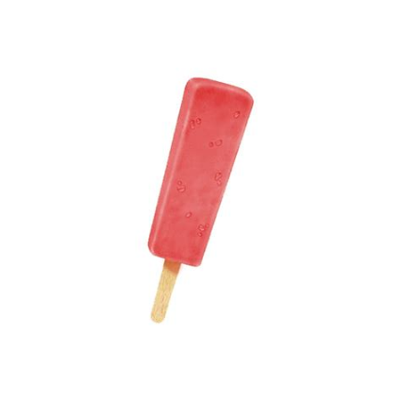 Aardbeien ijsje