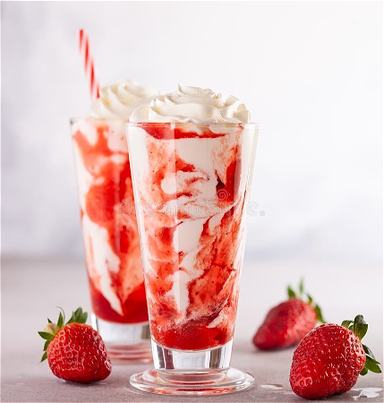 Smoothie aardbei