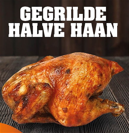 Gegrilde Halve haan