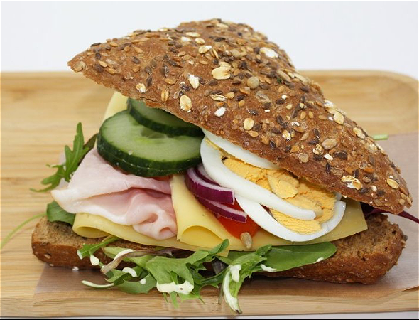 Triangel broodje gezond