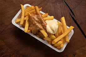 Frites saté en mayo