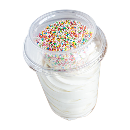 Sundae beker softijs met Disco spikkels