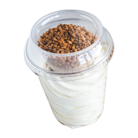 Sundae beker softijs met Nootjes