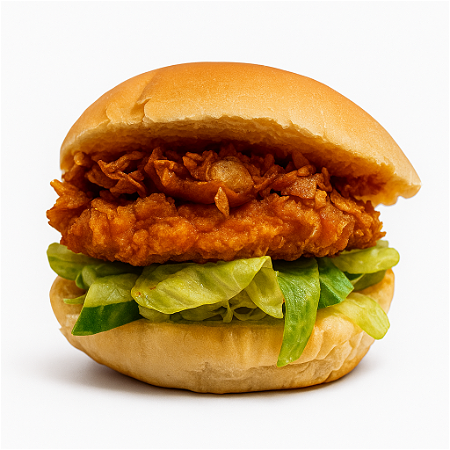 Chicken saté burger