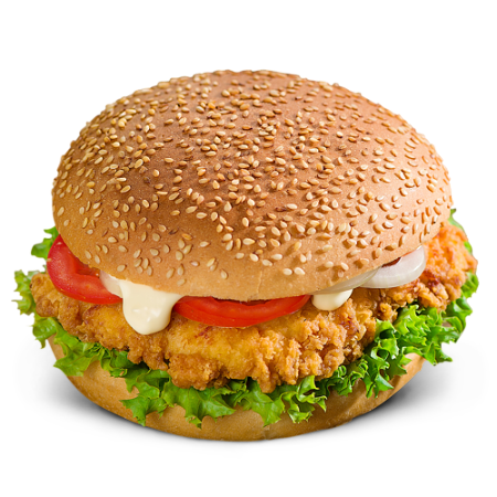 Chicken filet burger
