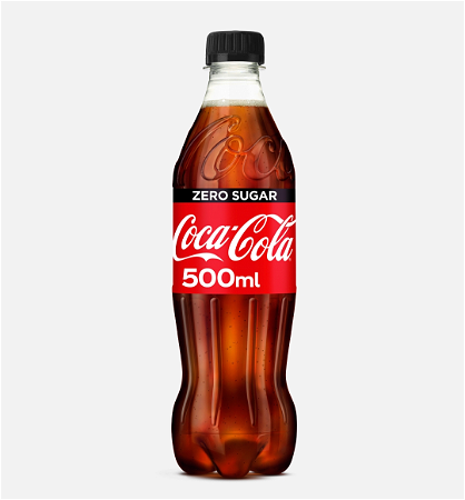 Cola zero fles 500ml