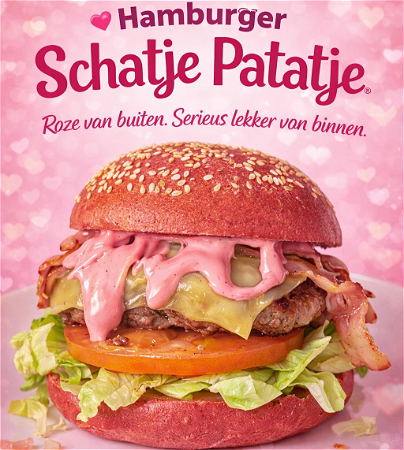 hamburger schatje patatje