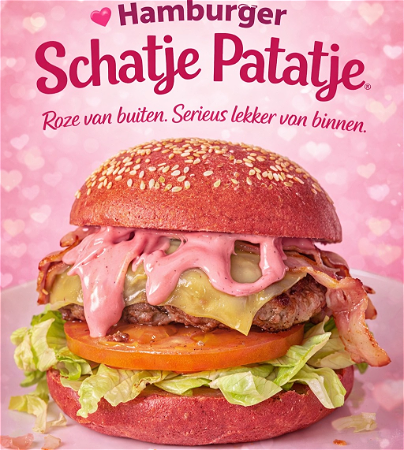 menu hamburger schatje patatje