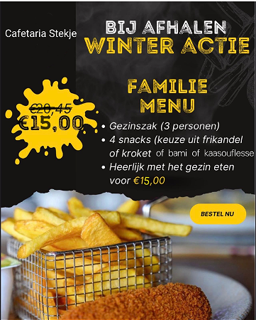 Family menu actie