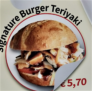 Signature burger Teriyaki