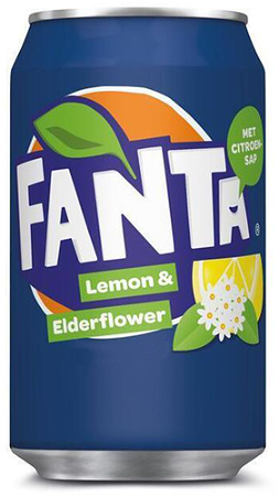 Fanta Lemon/eldenflower Blik