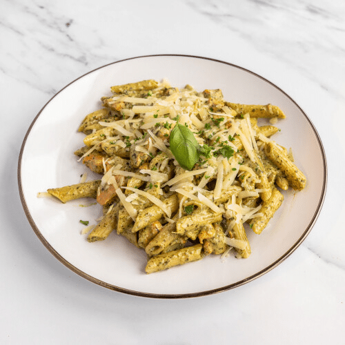 Pasta all pollo pesto