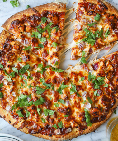 Pizza pulled chicken