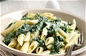 Pasta con gorgonzola e pinoli