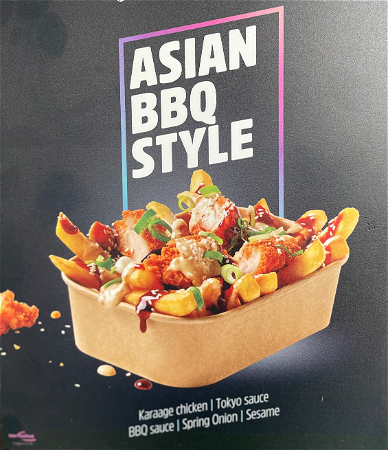 Loaded Fries Asia. BBQ style