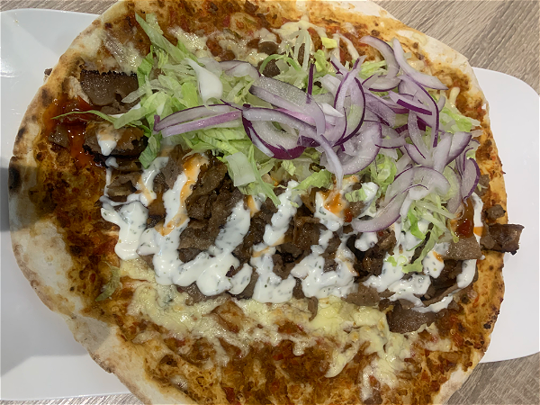 Turkse Pizza kalfsdöner