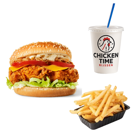 Tower chicken burger Meal