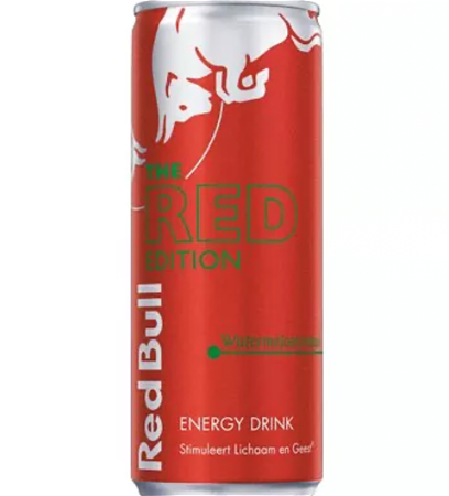 Red bull watermeloen