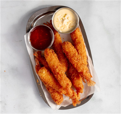 Fried gamba's 10 stuks
