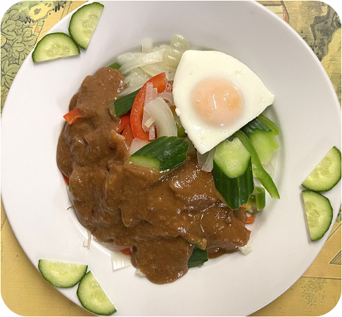 Gado gado met rijst