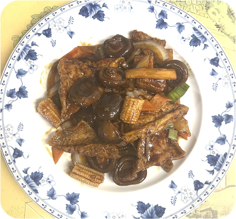 Tau fu met Chinese champignons (VEGA)