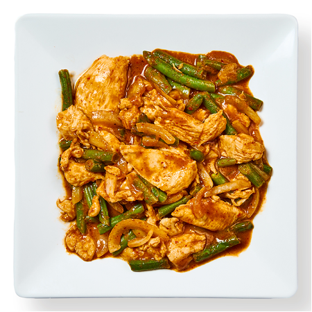 Thai red curry vega chicken
