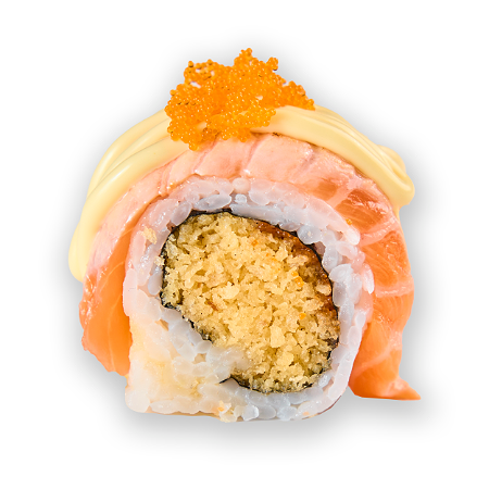 Crispy salmon roll