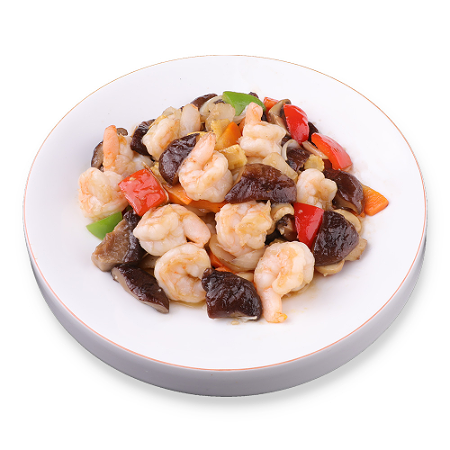 Chinese champignons garnalen