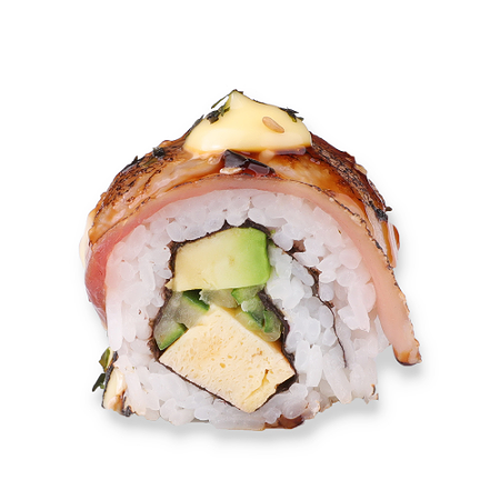 Flamed tuna roll