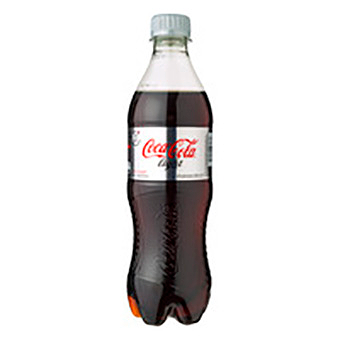 Fles cola light 0.5L